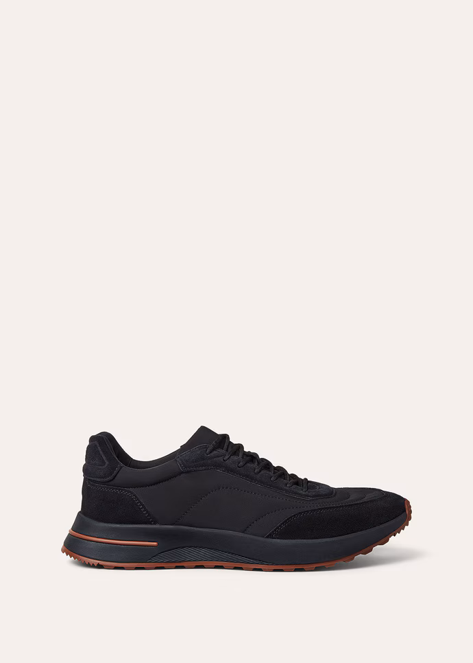 FAQ2222_8000_MEDIUM (1) Loro Piana Week End Walk Sneaker Microfibre - Storm System® - Afbeelding 1
