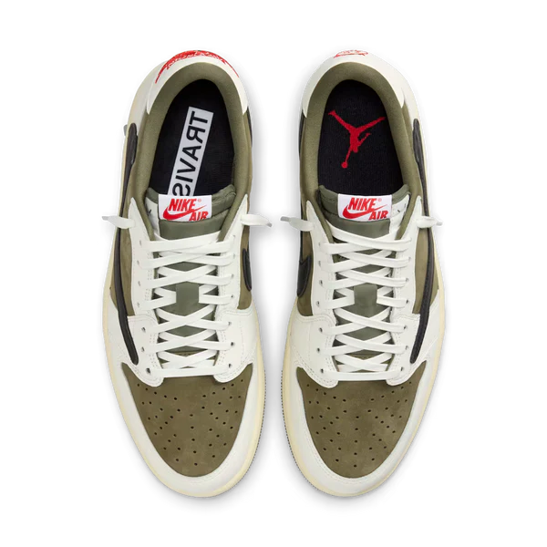 Nike Air Jordan 1 Low Travis Scott Medium Olive - Afbeelding 4