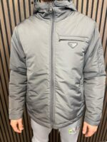 Prada Re-Nylon Jas - Grijs - Afbeelding 2