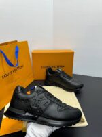 Louis Vuitton Run Away Sneakers - Black Leather - Afbeelding 2