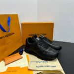 Louis Vuitton Run Away Sneakers - Black Leather