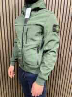 Stone Island Soft Shell Tussen Jas - Khaki - Afbeelding 3