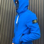 Stone Island Soft Shell Tussen Jas - Blue