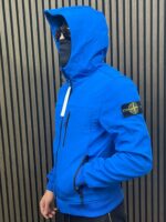Stone Island Soft Shell Tussen Jas - Blue